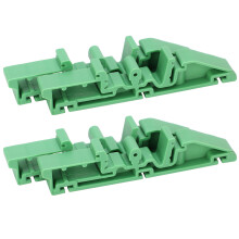 2 Set Circuit Board Bracket C45 DIN Rail Adapter Install Screw Accessories