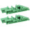 2 Set Circuit Board Bracket C45 DIN Rail Adapter Install Screw Accessories 1