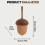 Silicone Tea Infuser & Pinecone Strainer Set – Stylish, Functional, Compatible with All Teapots 4