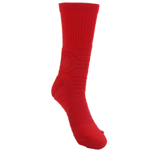 Basketball Socken Mesh Anti-Rutsch Rot 1