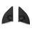2pcs Black ABS Tweeter Cover Trim for RAV4 2014-2019 Replacement 16
