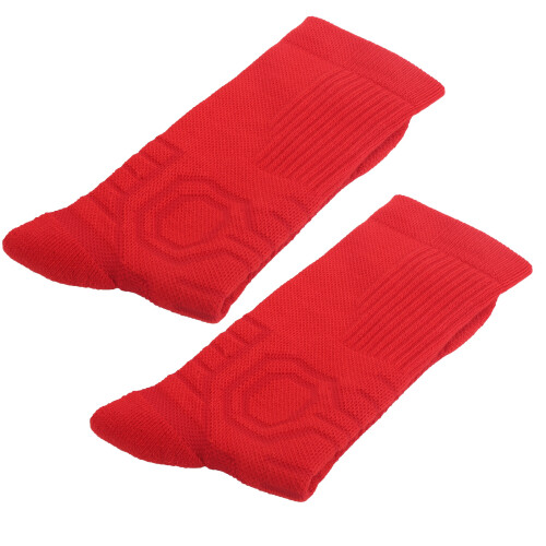 Sportsocken Rot Mesh Stoßdämpfend 1 Paar
