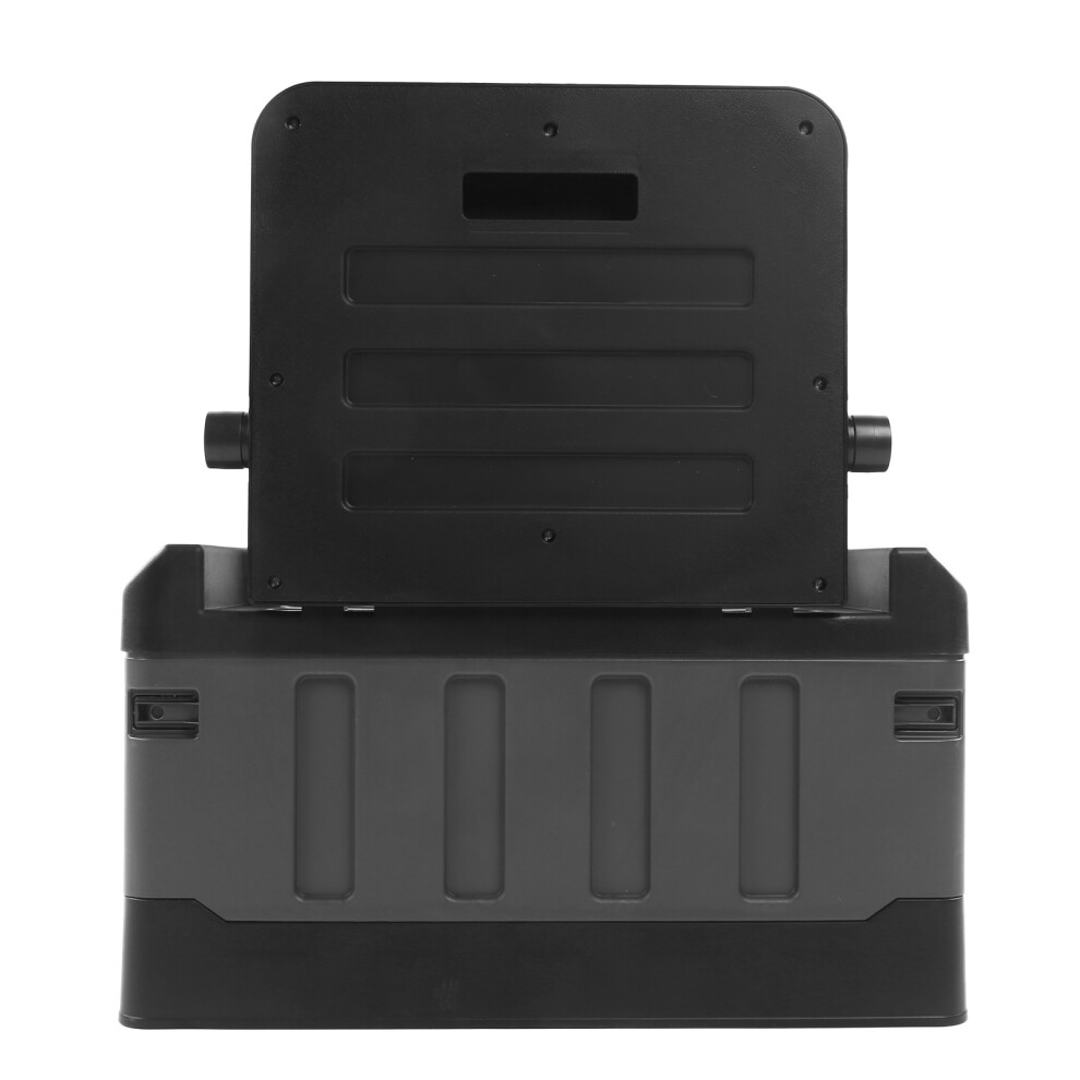 70L Collapsible Box With Chair Function Black 7293282931916