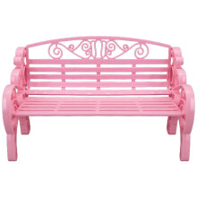 Clearance 1:6 Miniature Garden Decorative Plastic Doll Furniture Park with Scrollwork Design