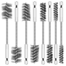 Set di spazzole passanti in acciaio inox (8 pezzi)
