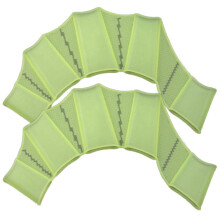 Silicone Hand Paddle Flippers 1 Pair Green