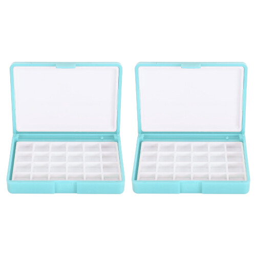 Empty Watercolor Box Plastic Palette for Art Class and