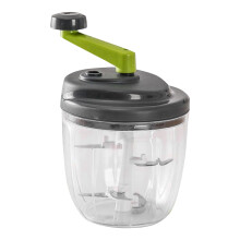 Manual Hand Chopper with Container for Quick, Quiet Onion & Veg Chopping – Compatible with Standard Kitchen Tools