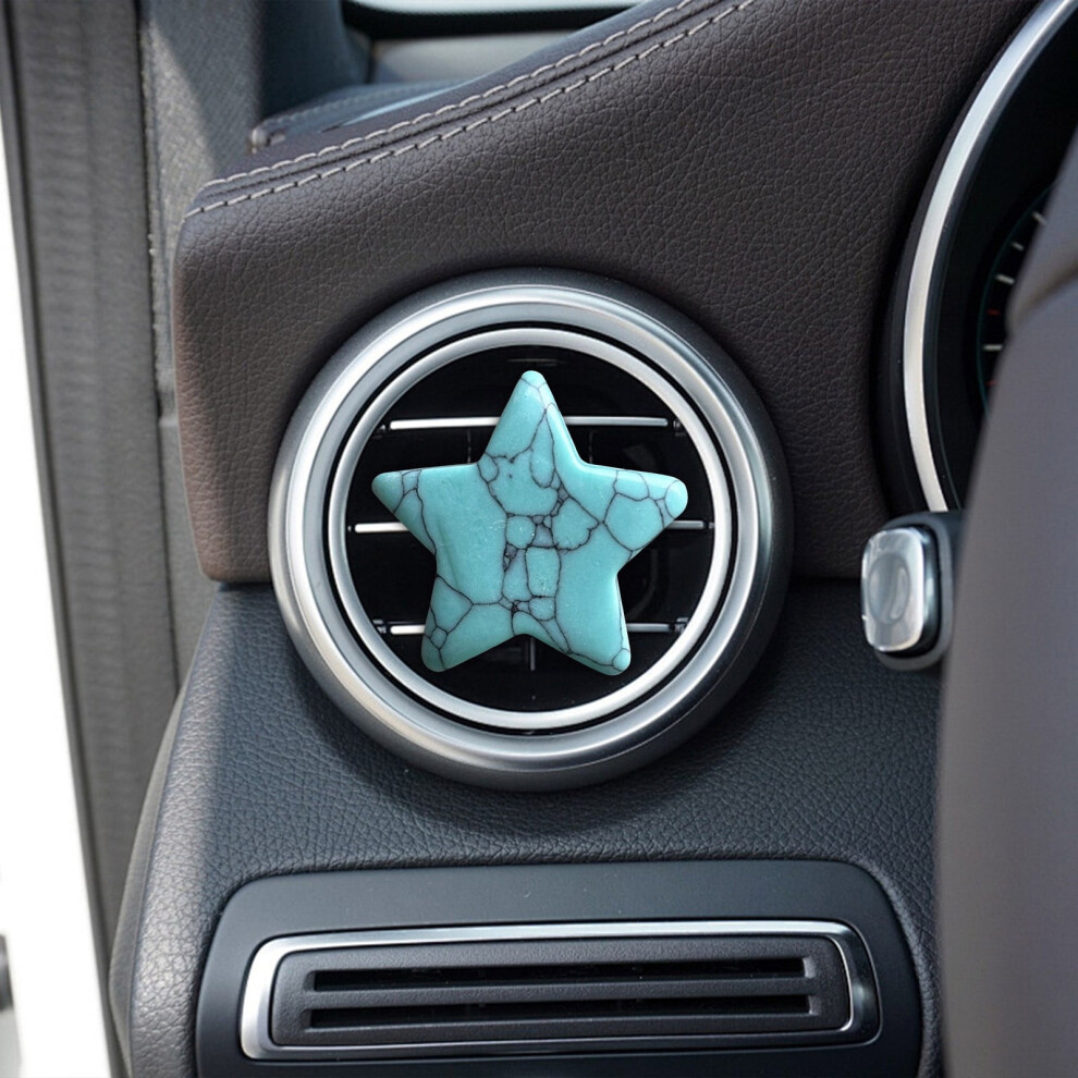 Wzxpwt Car Vent Clip Air Freshener Â Crystal 5-Pointed Star, Decorative Auto Vent Styling Accessory, Compatible With Most Vents 9365509665282