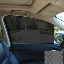 Car Window Sunshade Stickers, Static Cling Auto Shade Film for Privacy & UV/Heat Protection, Washable & Reusable, 19.7x31.5", Compatible with most