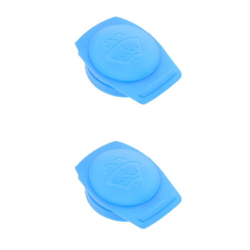 2pcs Windshield Wiper Fluid Cap Windshield Washer Fluid Reservoir Cap Vehicle Windshield Washer Cap