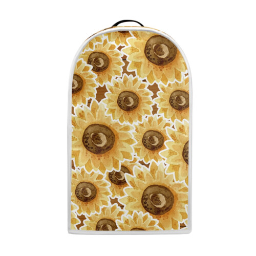Sunflower Pattern Dustproof 15.94"H x 9.45"L x 7.28"W Kitchen Accessories Durable Multifunctional Protective Case for Kitchen Use