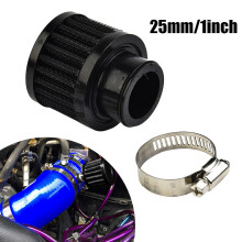 Universeel 25 mm auto-luchtfilter voor motorfietsen, koude luchtinlaat, hoge doorstroming