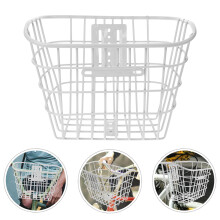 Cestino per bicicletta elettrica, bianco ferro, 1 pezzo, 12,99 x 10,63 x 9,45 pollici