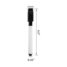 Feine, schwarze Whiteboard-Marker – Trocken abwischbare Marker mit kleiner Spitze für Lehrer, Schüler und den Einsatz im Klassenzimmer