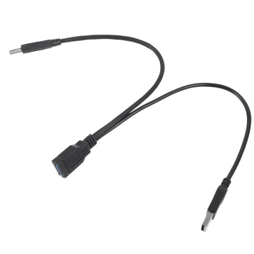 USB Y-splitterkabel 2 han-til-1 hun-forlænger til hurtig dataoverførsel