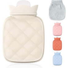 Baby Hot Cold Compress Bag Silicone Microwaveable White