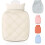 Baby Hot Cold Compress Bag Silicone Microwaveable White 1