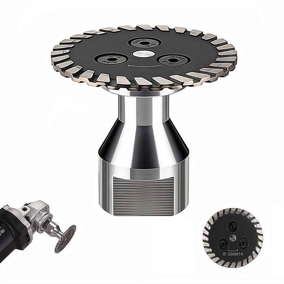 30Mm M14 Diamond Carving Wheel For Angle Grinder, High-Density Diamond Blade For Wet/Dry Cutting & Engraving On Granite, Marble, Tile, Ceramic 9479868488755