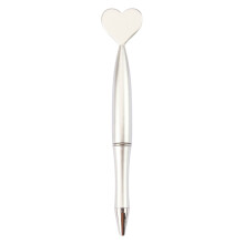 Heart-shaped retractable ballpoint pen, multi-color gel pens for writing/journaling, fun student stationery & desk decor, smooth click mechanism