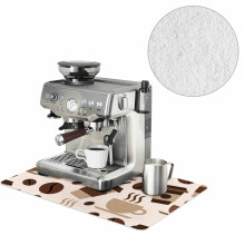 Gummimatta för bänkskiva – Halkfri, absorberande matta för espressomaskiner, kompatibel med kaffebryggare