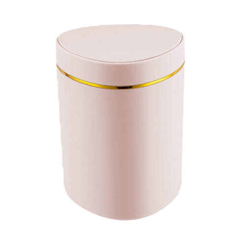Push-type Desktop Trash Can Mini Trash Can with Lid, Tiny Plastic Trash Bin, Counter Garbage Lint Bin for Car Bathroom,Office,Kitchen,Desk