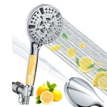 VC Aromatherapy Shower Head 5-inch Electroplated Removable