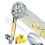 VC Aromatherapy Shower Head 5-inch Electroplated Removable 1