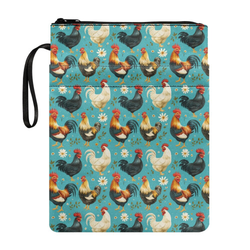 Zippered Book Cover – 300D Polyester, Lightweight &