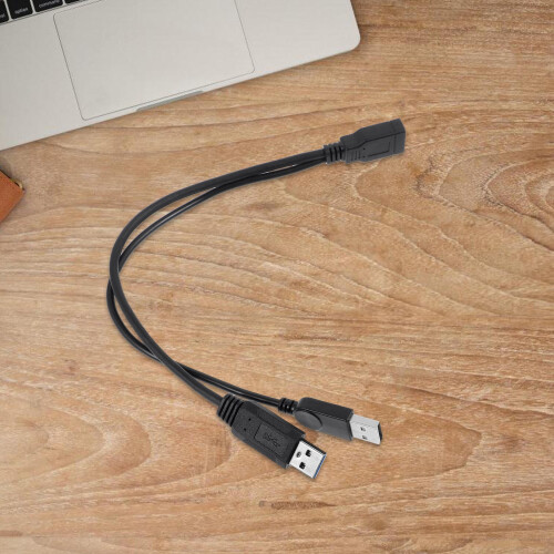 USB Y-splitterkabel 2 han-til-1 hun-forlænger til hurtig dataoverførsel 2