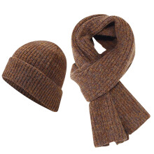 Women's Winter Knitted Hat and Gloves Set Solid Color