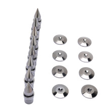 8 Stück Kupfer-Lautsprecher-Spikes-Padsset für Plattenspieler, Verstärker und Subwoofer
