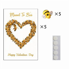Coffret cadeau carte et figurine abeille – 1 carte + 1 mini-statue