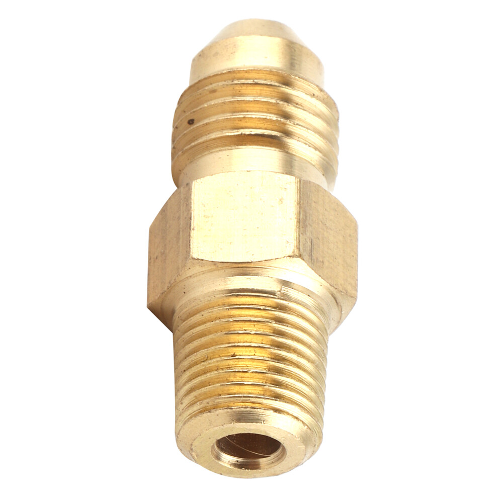 Brass Oil & Gas Fitting Coupler Straight An4 Male To 1/8In Npt Premium Adapter 4981391951545