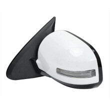 Car Rear View Mirror Assy Front Left Side Rear Mirror with Turn Signal Light Shell for Outlander 16-21 LHD