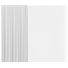 HOMEMAXS 10pcs File Organizers File Folders with Sliding Rods Transparent Report Covers Business File Covers (A4)