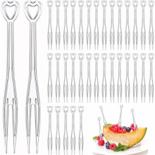 Disposable Cocktail Picks Clear Plastic 300 pcs