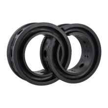 2Pcs Rubber Car Coil Spring Buffer Shock Absorber Replacement Part Kit