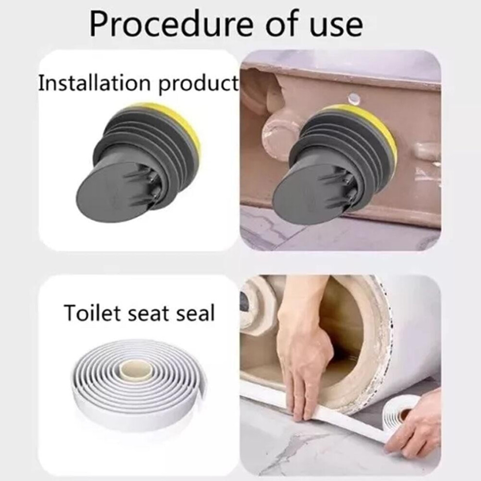 Toilet Flanges Bowl Wax Rings With Prevent Backflow Valve With Sealing Strip 9028731701752