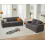 VANACC Modern Sofa Set Grey Bouclé 2-Piece 1