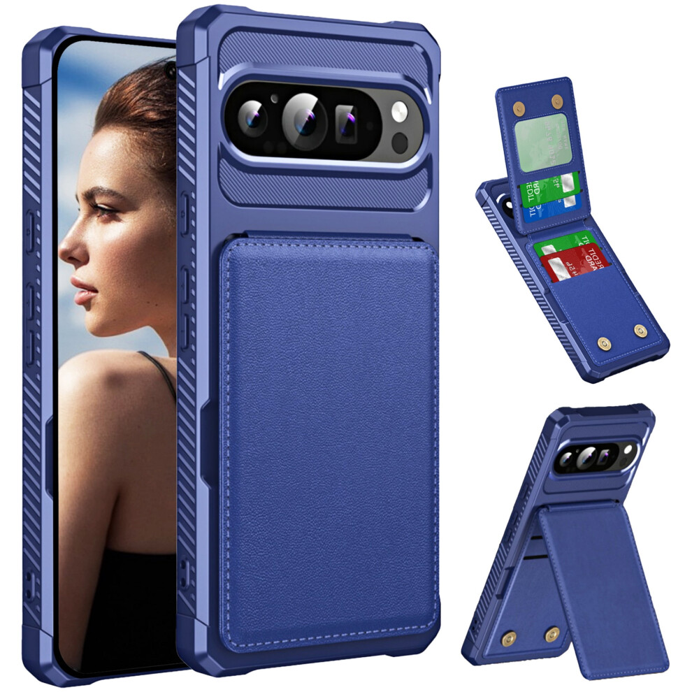 Ccsmall Wallet Case For Google Pixel 9 Pro, Luxury Folio Leather & Tpu Bumper With Card Holder Â Compatible With Google Pixel 9 / Pixel 9 Pro 9028731665405