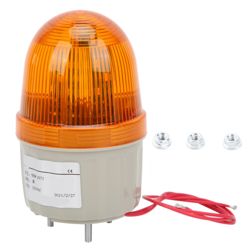 BERM-2071 LED 220V AC Warning Light Flasher Indicator for Industrial Use 1