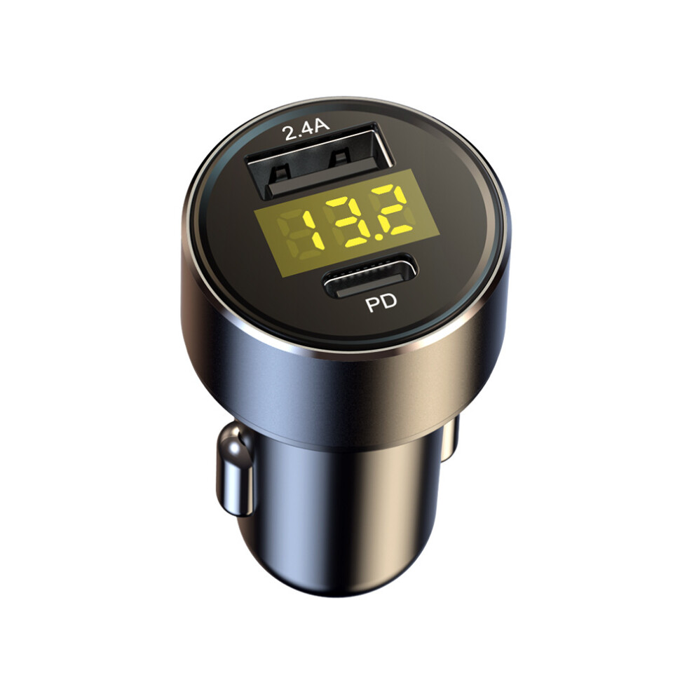 Dc12v-24V Car Cigarette Charger Lighter Led Voltmeter 2.4A Charging 12/24V 9028731660219