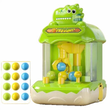 Dinosaurusklauwmachine voor kinderen, mini-verkoopautomaat, elektronische arcade-spel met prijzenautomaat voor jongens en meisjes, verjaardagscadeaus