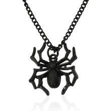 Halloween Costume Accessory for Women Men Spider Pendant Necklace for Female Male Goth Necklaces for halloween costumes Decorations