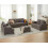 VANACC Modern Sofa Set with Ottoman Grey Bouclé 3-Piece 4