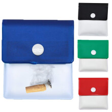 Ludlz 6-Pack Pocket Ashtray – Portable, Fireproof, Odorless PVC Ash Pouch, Assorted Colors, Compatible with Cigarettes
