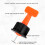 151Pcs Tile Leveling System Set for Wall & Floor, Reusable Spacers 4
