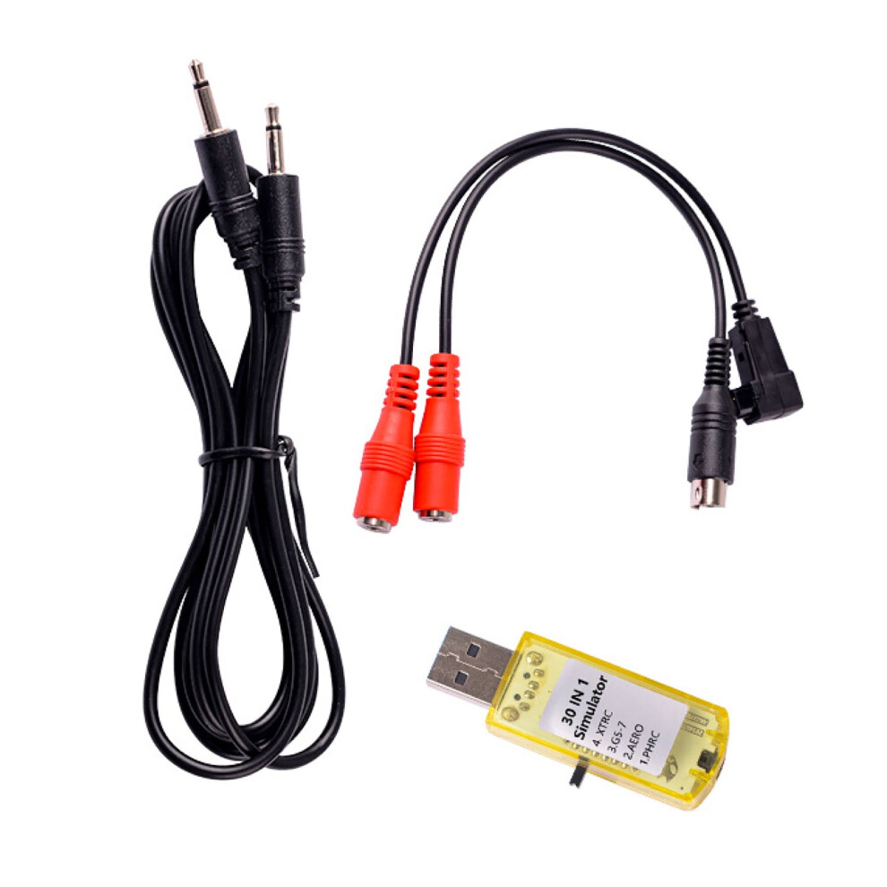 30 In 1 Simulator Rc Usb Flight Simulator Cable, Vrc Fpv Racing Drone Rc Quadcopter Accessories For G7 Phoenix 5.0 Aerofly 9028731928166