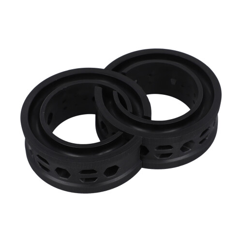 2Pcs Rubber Car Coil Spring Buffer Shock Absorber Replacement Part Kit 2